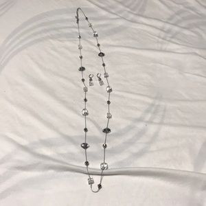 Necklace and earrings